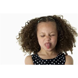 girl w tongue out